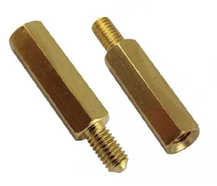 M3 X 8 + 6 mm Hex Brass Standoff Screw For PCB Spacer ANSI Standard