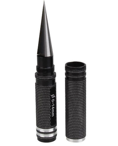 Stalowe Metaliczne 0-14mm Otwór Wynik Reamer Czarny dla Narzędzi RC Drillów Karoserii Samochodowej