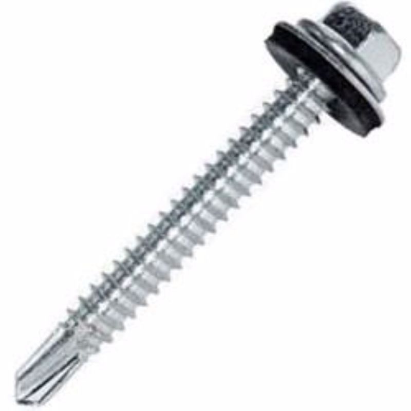 Numer 14 Rozmiary X 3/4 In. L Hex Hex Głowa Płytki Metalowej śruby 1 lb