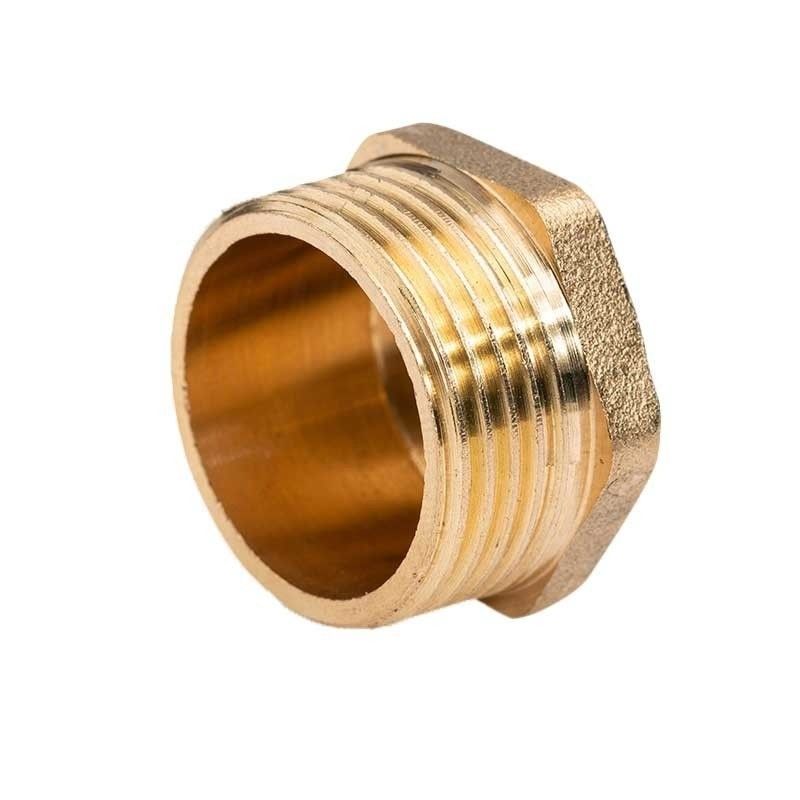 OEM Precision 4 Axis CNC Machining / Milling / Turning Prototyping Brass / Copper Screw Plug